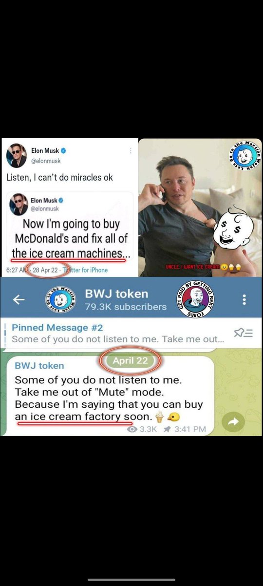 Mokretar_95's tweet photo. @elonmusk 🔥🔥🔥
Coincidence ?😉
#SafeCryptoInvestments
#wojakfinance 
#wojtoken #woj
@elonmusk @cz_binance
@wolfofwallst @wojfinance
@FloydMayweather 
https://t.co/DrqA9mSJkj
https://t.co/zLMZnWZCzp
🔥🔥🔥 https://t.co/G5iJcTFx23