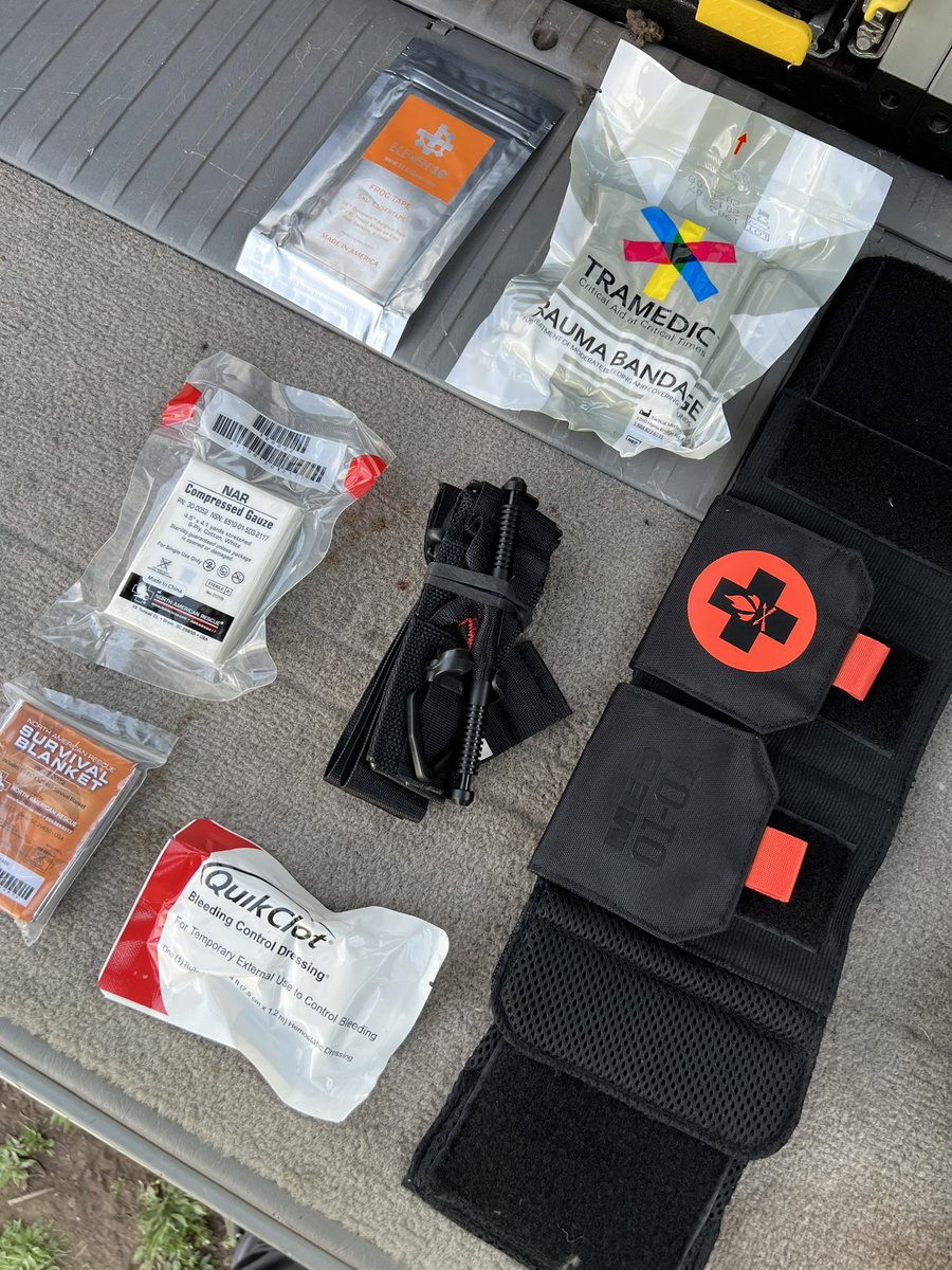 mikeaglover1's tweet photo. First Aid First. Sure it doesnβt look cool, doesnβt trend in hashtags. But First Aid and Stop the Bleed is mission essential in every day life and every day carry. #tq https://t.co/dbu9zIn5Py