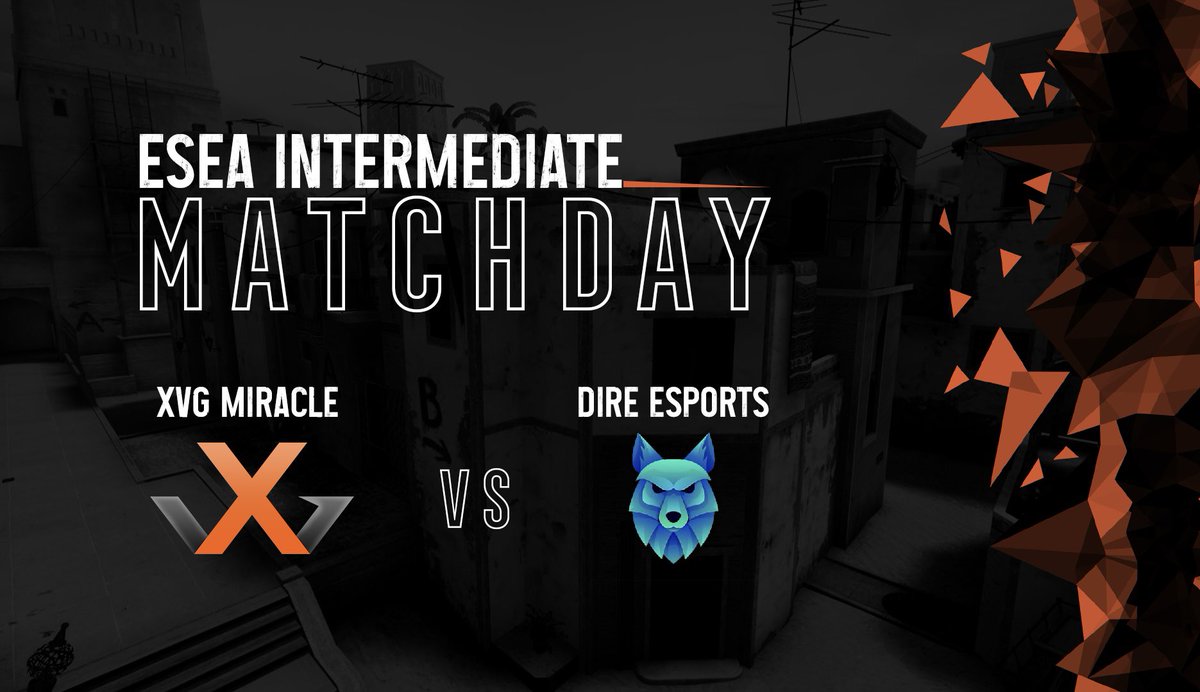 We have <a href="/ESEA/">ESEA League</a> Intermediate action coming up tonight as we face Dire esports, good luck have fun!!

Time: 22:30
Stream: No Stream.

<a href="/KinslayerXI/">Kin</a> @andrew15072000 <a href="/24kiwnl/">Liam Nolte</a> <a href="/OfficialNandoCs/">Fernando Vermeulen</a> 

<a href="/UNBrandedMFG/">UNBranded</a> 

#XvGSA