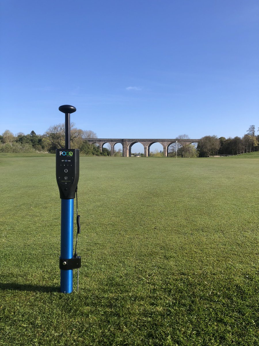 GPS mapping approaches with our new pogo pro+ this morning waiting for frost to clear. Quality bit of kit for data collection, looking forward to getting into the depth of it.