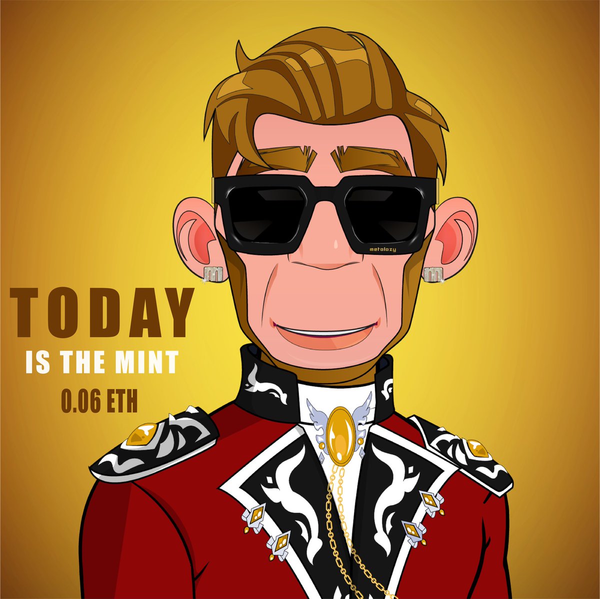 PRESALE HAPPENING TODAY! 
When: 28.04.2022, 6pm EST 
You can mint your Metalazy directly at our website 🚀✨
📍metalazysociety.com

#NFTs #NFTCommunity #NFTGiveaway #NFT #NFTartist #NFTdrop