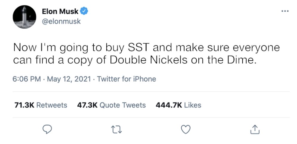 We don't believe this for a second.