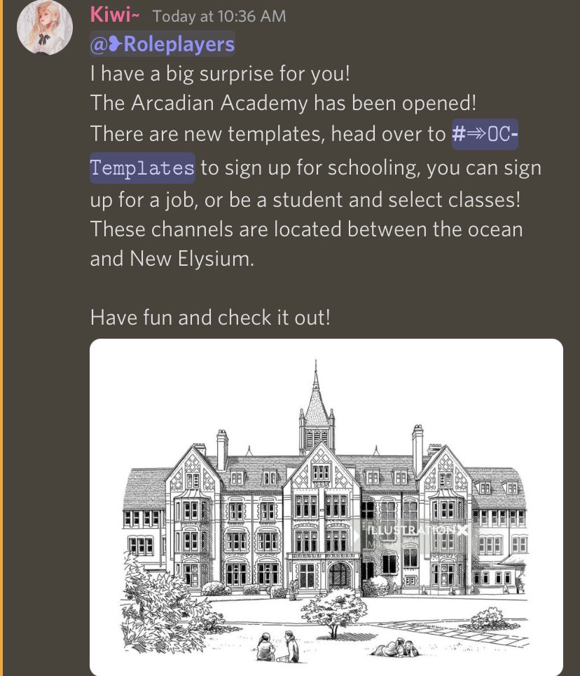 IslesofArcadia's tweet photo. Academy is Finally Open! 

https://t.co/MqUmJ2gipb https://t.co/Ea7DNlNFkn