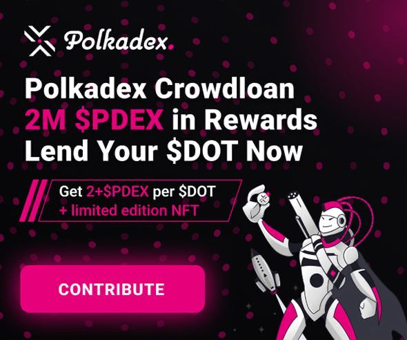 AirdropAuditors's tweet photo. The @Polkadot parachain auctions are a treasure trove of rewards 
For example, there’s a 2M $PDEX rewards pool for the @polkadex crowdloan!
Loan your $DOT &amp; get:
 At least 2 PDEX per DOT
 An exclusive NFT
Help Polkadex win a parachain &amp; earn
https://t.co/rs9O0utrTz https://t.co/dU3PRNXjkL