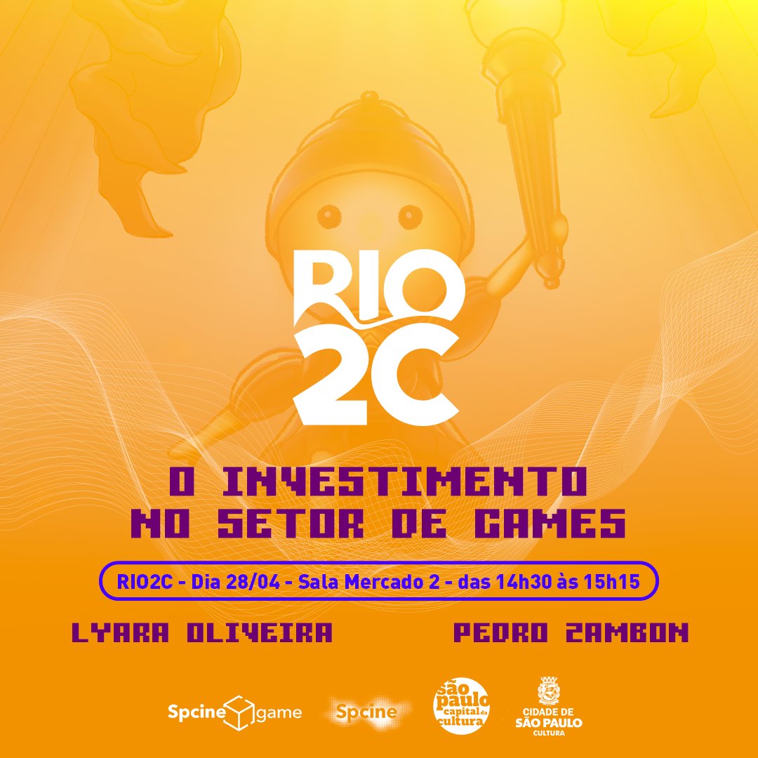 spcine_'s tweet photo. #rio2c #spcine #audiovisual #games #spcinegame https://t.co/be6CVE74md
