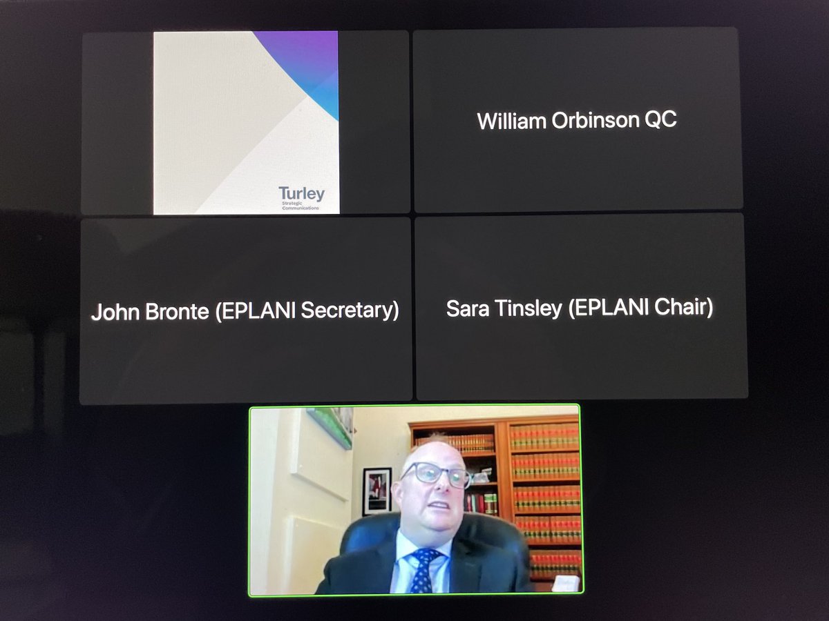 Delighted to have introduced Mr Justice Scoffield as the 2022 EPLANI AGM keynote speaker.