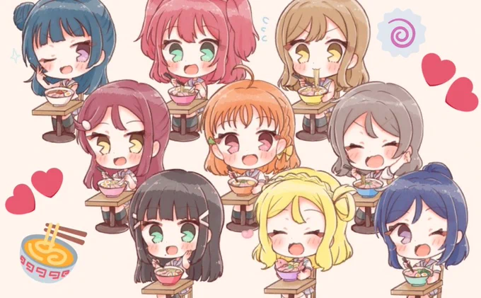 🍜SUN!SUN!サンシャインcafe×沼津ラーメン店 コラボ企画🍜
イラストを担当させていただきました!
大好きな沼津での企画のイラストを担当できてうれしいです🥳
詳しくはURLをチェック🍭すごくおいしそう…!!🍜
沼津にお住まいの方も、聖地巡礼の方も!沼津でラーメン!🍜✨
https://t.co/lAj4ROtwbO https://t.co/DHC4e3Bu3G 