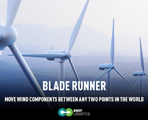 Customers who choose BladeRunner increase efficiency &amp; drive down logistics costs in moving wind components. That’s because the BNSFL’s BladeRunner service is a universal fixture designed to optimize the movement of wind components between any two points.
hubs.ly/Q0192HBX0