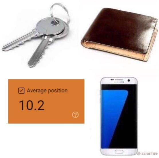 Things that disappear when you need them the most