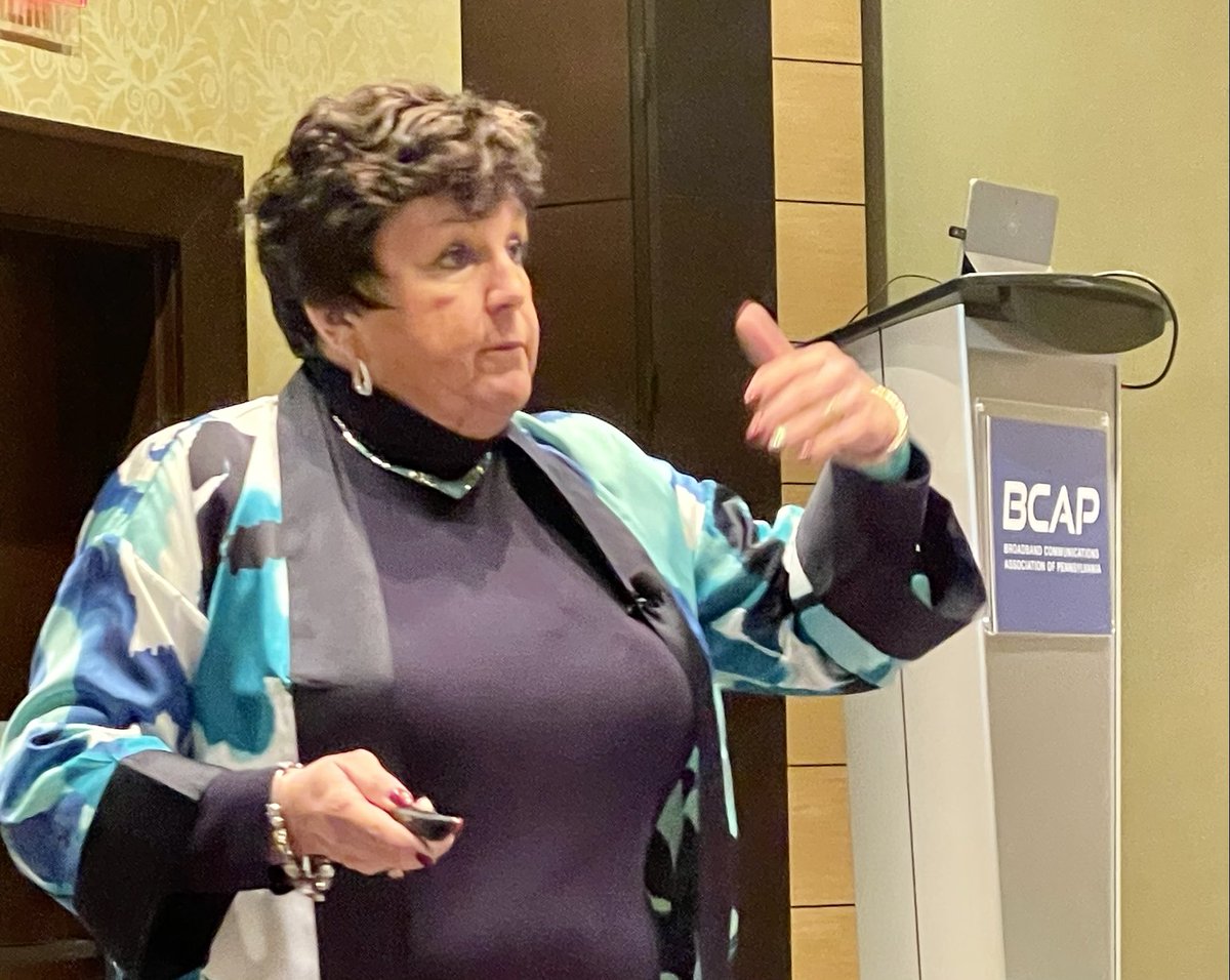 MatthewMPolka's tweet photo. Way back in the 90s Terry Dickerhoof and I worked together at #StarCable. Today she leads customer service @followarmstrong and is an #ACP leader in our @ACAConnects Membership. So proud to be @BCAPisBroadband’s #CableAcademy to hear her speak on #ACP! https://t.co/81L0aO6JpM
