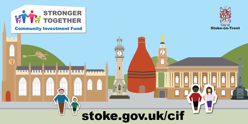 Stoke-on-Trent City Council’s community investment fund shares over £1m with 53 projects Grants from £2,800 to £50,000 have been given to organisations to make a positive difference to the lives of 1000s of residents. Visit the stoke.gov.uk/cif to find out more