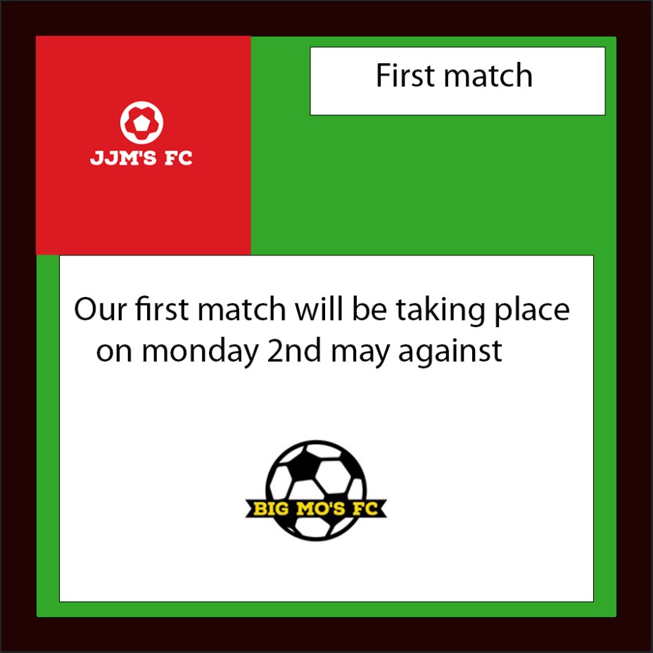 JJMS972's tweet photo. Looking forward to our game @BigMoFC https://t.co/Dhty1xVbhe