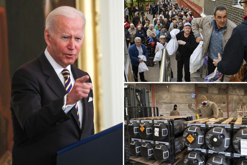 nypost's tweet photo. Biden asks Congress for another $33B Ukraine war aid — after using up $13.6B https://t.co/rxutQAWIvX https://t.co/ZE2GR0ljsN