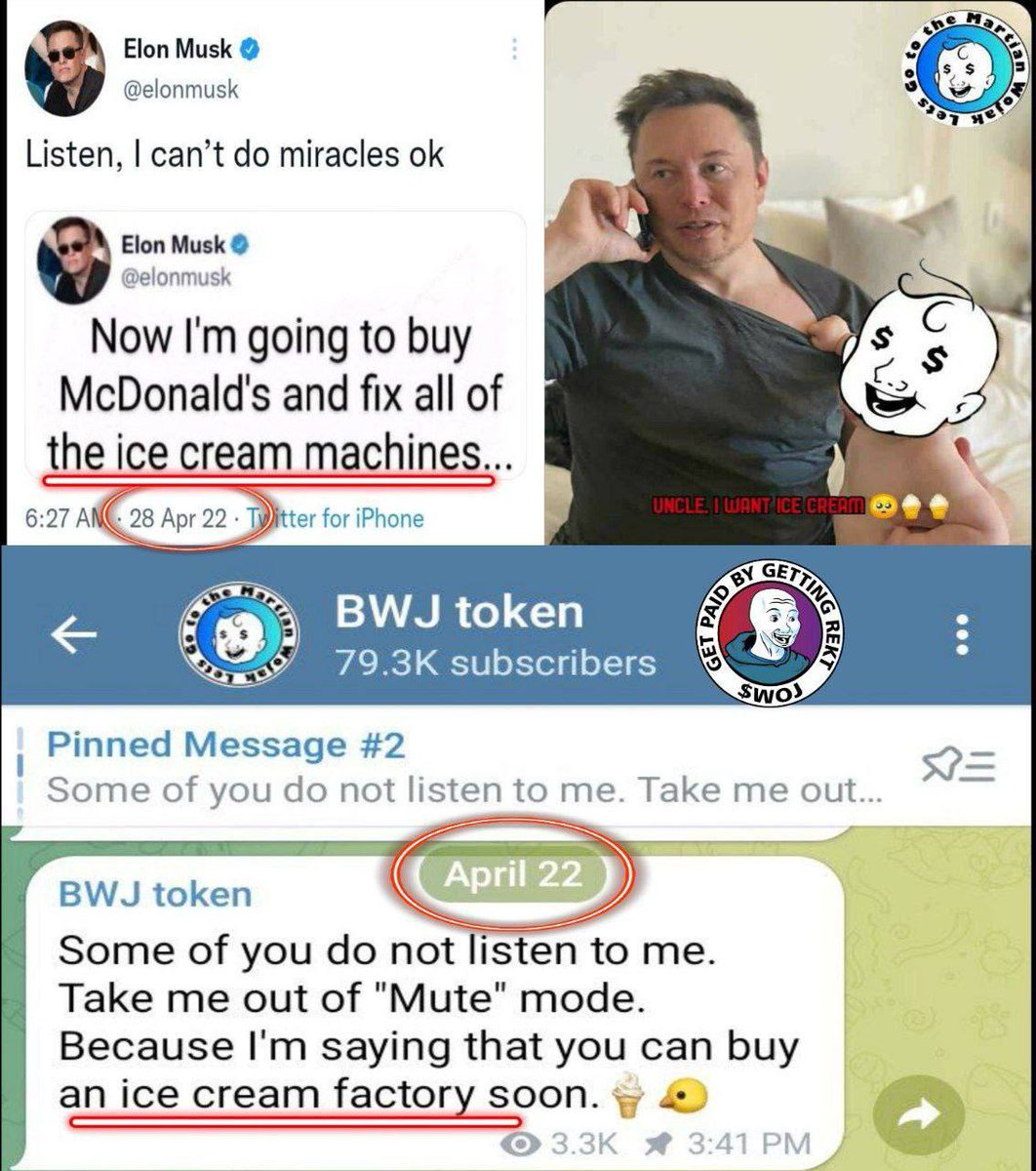 milad160295's tweet photo. @elonmusk 🔥🔥🔥
Coincidence ?😉
#SafeCryptoInvestments
#wojakfinance 
#wojtoken #woj
@elonmusk @cz_binance
@wolfofwallst @wojfinance
@FloydMayweather 
https://t.co/kZuKUAfDPT
https://t.co/rmUFptzRIM
🔥🔥🔥 https://t.co/IjhL9VvGQ9