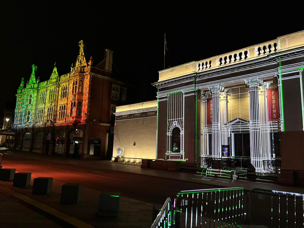 We're all set up and ready for #AboutUs2022 in Hull. It will be live this Saturday until Friday 6 May at Queen Victoria Square @59productions #outofthebluei #eventprofs #AboutUs2022 #Unboxed2022 #CreativityInTheUK app.socialpilot.co/launchpad#