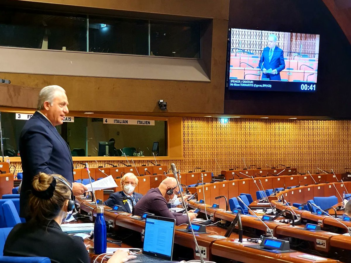 nicostornaritis's tweet photo. Authoritarian regimes handing life sentences to human rights defenders like Osman Kavala in Turkey. Given the opportunity I call for his immediate and unconditional release

The answer to these threats and challenges can never be less democracy but more democracy @coe #strasburg https://t.co/t8QKjFesMG