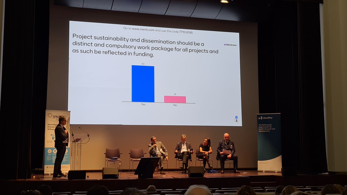 Dissemination is important for public involvement and implementation of results. Social media can play a role.  
If you are not skilled in this as a researcher, then you can outsource it.
#jpndsymposium2022 
#JPND