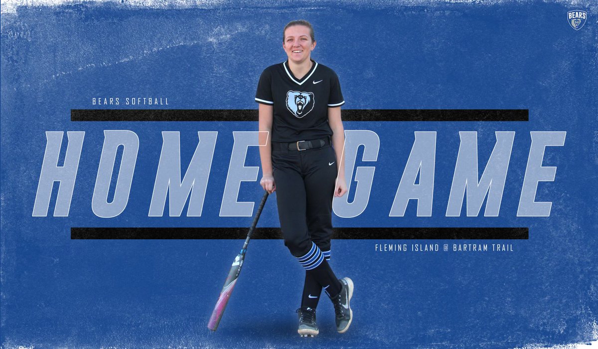 G A M E D A Y 
🥎 <a href="/BartramSoftball/">Bartram Softball 🥎</a> 
🆚 Fleming Island 
🕕 6:00
📍 <a href="/BartramTrail/">Bartram Trail Bears</a> 
#GoBears🐻
