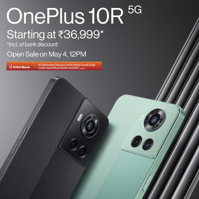 OnePlus_IN's tweet photo. When it comes to speed, the new #OnePlus10R knows what you need. Stay on top of your day with 150W SuperVOOC Fast Charging and MediaTek Dimensity 8100 Max Processor!