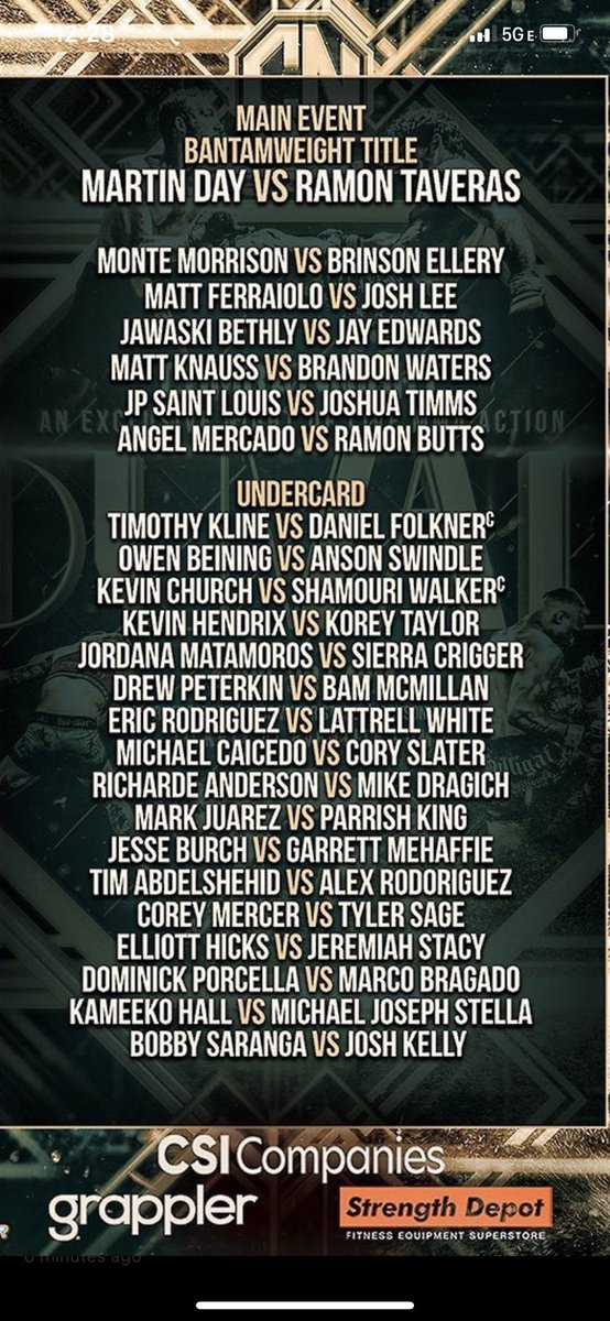 Brandon_Waters's tweet photo. Jacksonville! Come to my fight Saturday at the Prime Osborne. I’m 3 fights into the main card so maybe ~6-7pm.  #dtwd #duval #jacksonville #mma #muaythai #kickboxing #boxing #fight #combatnight https://t.co/Hkwk7CYJ1e