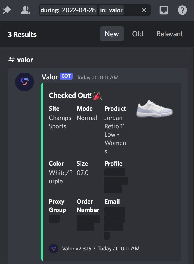 TopGross ACO (@snkr_av) on Twitter photo Great run today for ACO, secured 21 pairs in total. Thank you to all my providers for success.
Bots: <a href="/PrismAIO/">Prism</a> <a href="/ZephyrAIO/">Zephyr AIO</a> <a href="/ValorAIO/">Valor</a>
Proxy Sponsor: <a href="/ZetaProxies/">Zeta</a>
Proxies and Bare Metal: <a href="/PettiProxies/">PettiProxies</a>
ACO: <a href="/batcaveaco/">Bat Cave ACO</a>
CG: <a href="/polarchefs/">Polar Chefs</a> Great run today for ACO, secured 21 pairs in total. Thank you to all my providers for success.
Bots: <a href="/PrismAIO/">Prism</a> <a href="/ZephyrAIO/">Zephyr AIO</a> <a href="/ValorAIO/">Valor</a>
Proxy Sponsor: <a href="/ZetaProxies/">Zeta</a>
Proxies and Bare Metal: <a href="/PettiProxies/">PettiProxies</a>
ACO: <a href="/batcaveaco/">Bat Cave ACO</a>
CG: <a href="/polarchefs/">Polar Chefs</a>