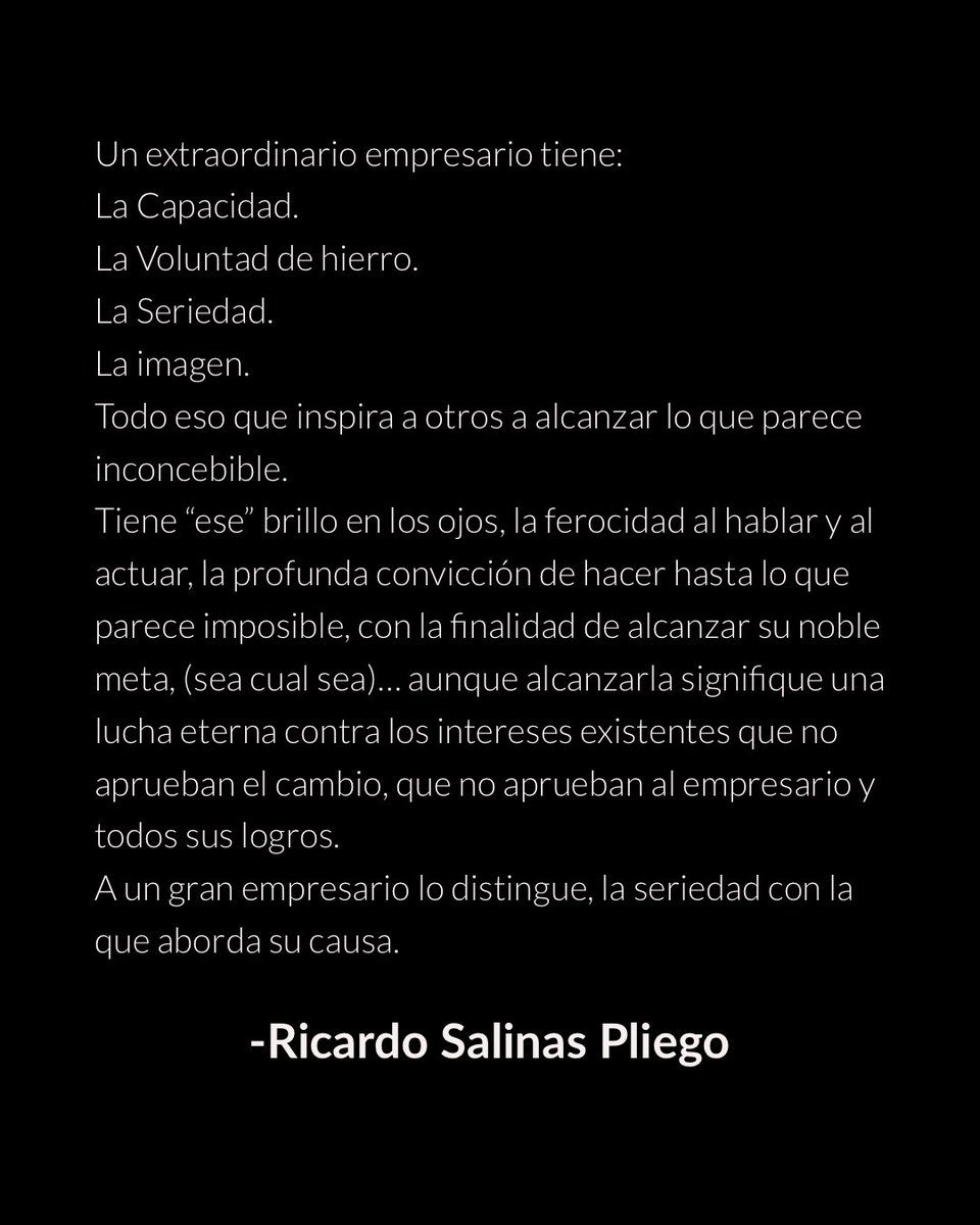 RicardoBSalinas's tweet photo. #BuenosDías, hace poco, una persona me preguntó ¿qué se necesitaba para ser empresario? y escribí esto que les comparto… ¿cómo ven? https://t.co/SO1LI57Kf3