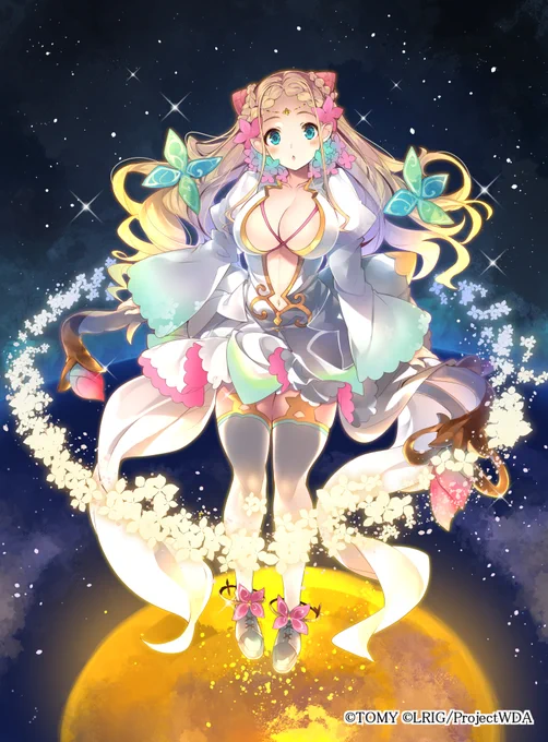 4/29(金)発売のWIXOSS新拡張パック「CONFLATED DIVA」にて『聖魔姫 オロチマル』と『金愛の使者 サシェ・クロワス』の2枚を描かせていただきました!! #WIXOSS #ウィクロス発売記念 
