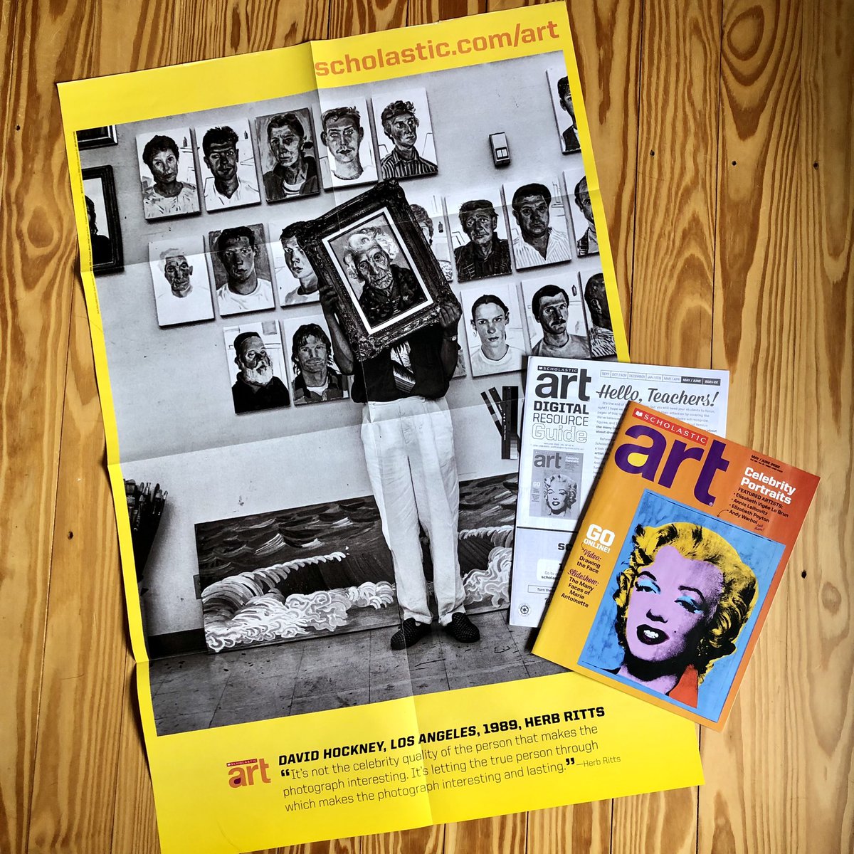 We are headed into the final stretch of the school year! Need a bit of inspiration to get you through the final weeks? Don’t miss the May/June issue of #ScholasticArt  ~ A little bit of pop culture, a little bit of portraiture, and a lot of fun! Can’t wait to hear what you think!