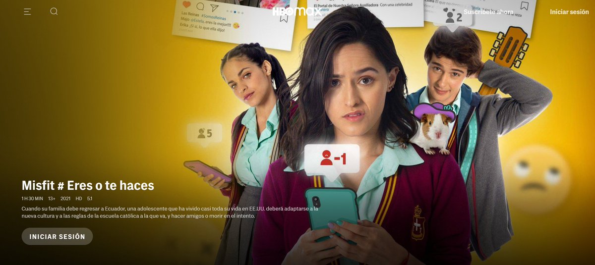 Nuestro segundo largometraje #MisfitEresOTeHaces llega a uno de los servicios de streaming con mayor crecimiento del mundo <a href="/HBOMaxLA/">Stream en Max Latinoamérica</a> 

Si no pudiste verla en el cine, ahora puedes verla en la comodidad de tu hogar en el siguiente link:
bit.ly/misfithbomax

<a href="/enchufetv/">enchufetv</a> #stream