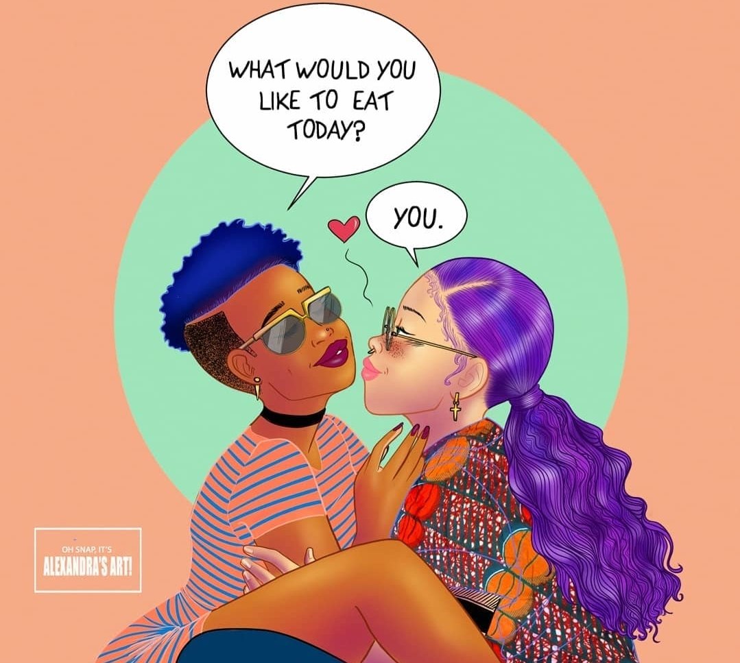 HOLAAfrica's tweet photo. This #Lesbianvisibilityweek check out Touch Me Properly - an e book all about queer sex and love!
Everything from gender, to dental dams to dating.
Download it it here ~ https://t.co/IeUcnhTu8q
💜💙💚❤️❤🧡🤎
Art via @Cass_Jen
#LesbianVisibilityDay https://t.co/mdWJeALi5T