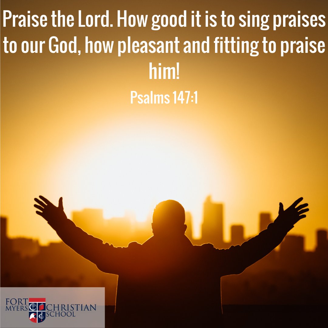 FMCSEAGLES's tweet photo. Rejoice in yet another beautiful Thursday!
.
.
.
#ScriptureThursday #FMCSBuilds #Shine #Privateschool #LeeCountySchool #ChristianEducation https://t.co/Dh7EKCtsMR