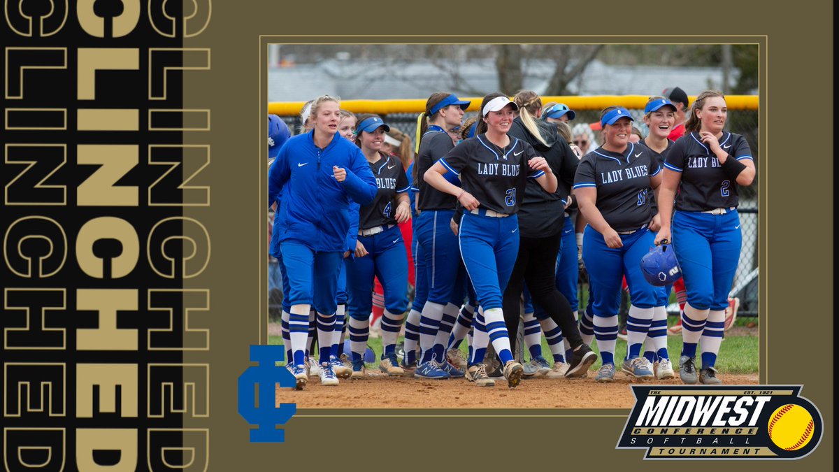 MWCSports's tweet photo. Congratulations, @ICladybluesSB! The Lady Blues have clinched a spot in the MWC Softball Tournament! @IC_Athletics https://t.co/gX7niYTFPj