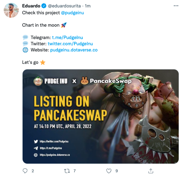Pudge Inu tweet media