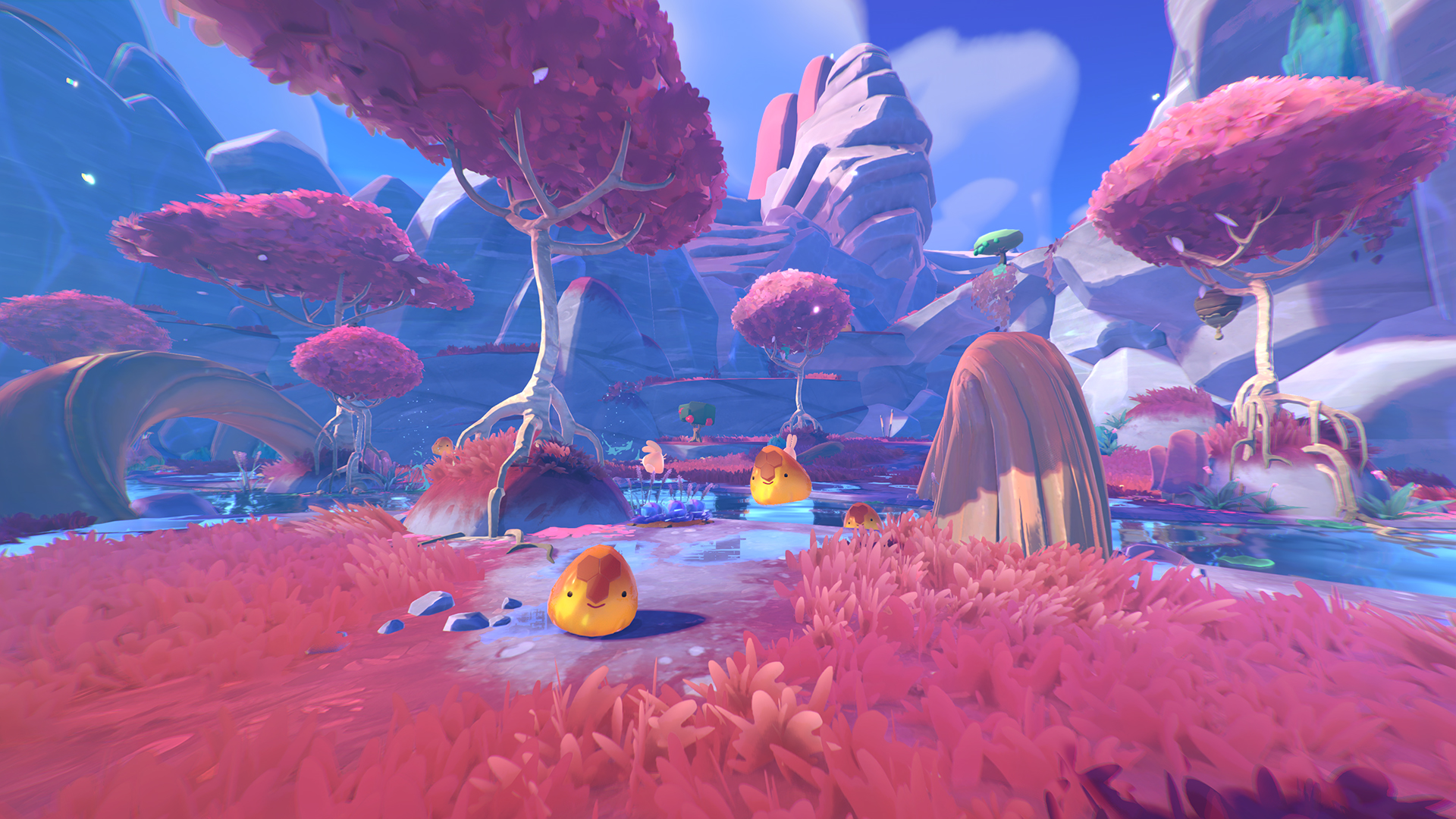 Слайм ранчер 2. Слайм ранчер 2 скриншоты. Slime rancher 2 слаймы. Новый слайм удильщик из игры slime rancher. Прохождение слайм ранчер 2.