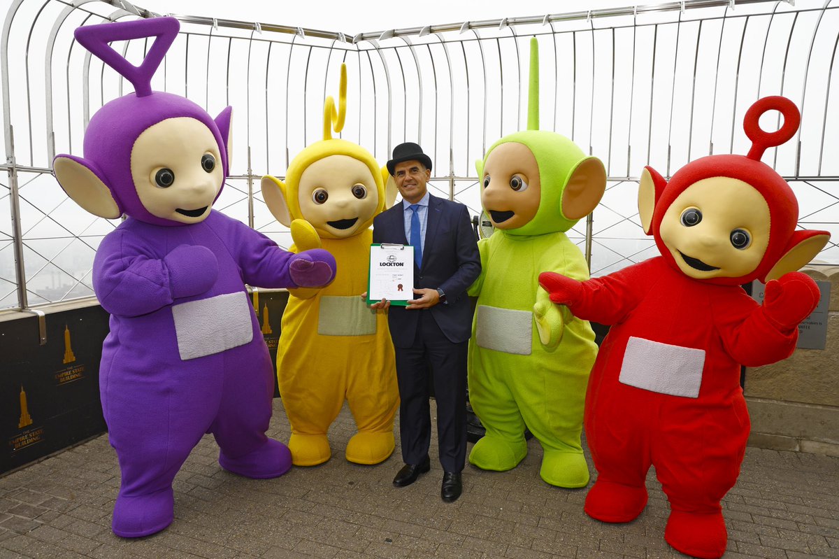 TeletubbiesHQ's tweet photo. .@taylorswift13 insured her legs at @LloydsofLondon… so we insured our antennas for $5 million via a policy placed by Lockton, a prominent Lloyd’s of London broker, to celebrate our 25th anniversary ❤️ https://t.co/oSDNzRmvzf
