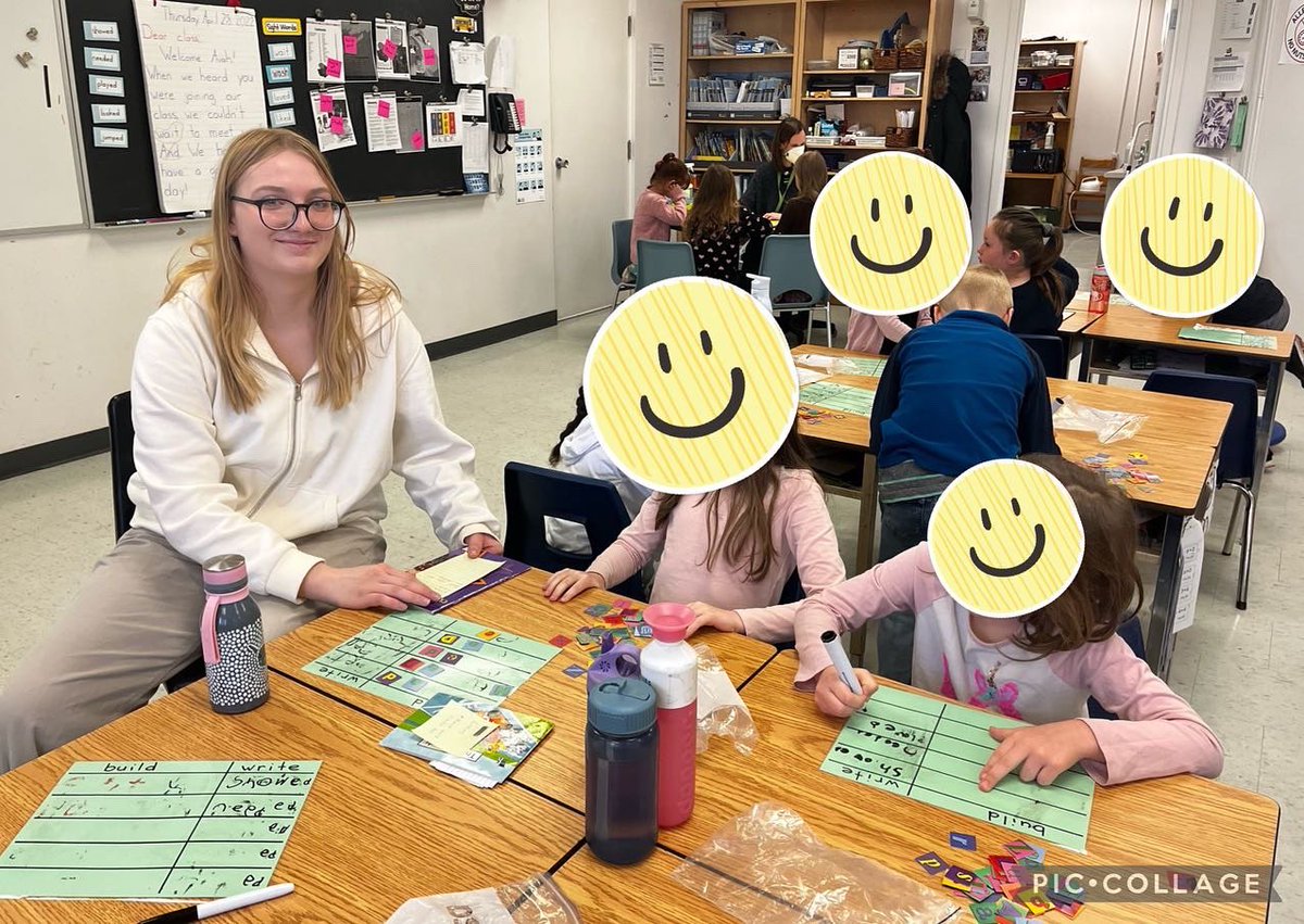 meghan_wolfe's tweet photo. Marije’s calm demeanour and big heart make her a great fit for a placement @UTEschool. Through co-op she’s learning how to support the social and academic development of Gr1 students.  Her supervising teacher is an organizational rock⭐️ and a fabulous mentor. https://t.co/jzlpgHe71w