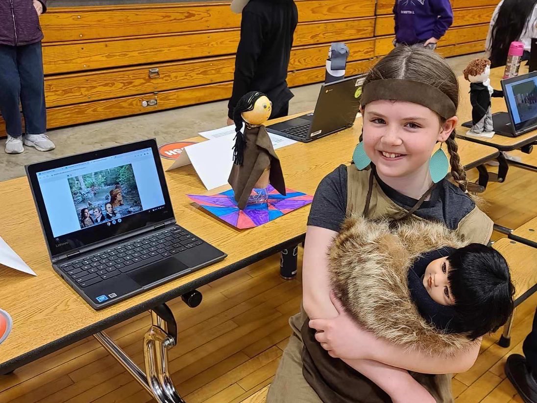 mocfvcsd's tweet photo. Here’s a look at our Elementary Computer Science showcase happening today! Hospers elementary is presenting their wax museum and showing off some coding skills with Scratch Jr! #mocfv #csshowcase #bootup https://t.co/mHiHshLT77