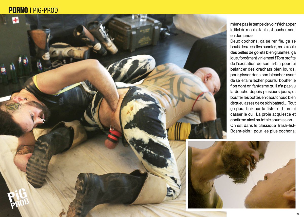 Retrouvez dans le dernier AgendaQ (n°203) la chronique du film 'PA Inked Pigs' de Pig-Prod.eu, en pages 46 à 50, disponible ici : agendaq.fr/#/issues avec le très sexy @TomHopenbot🤪en joli cochon dominateur ! Avec quelques photos très #pigs
