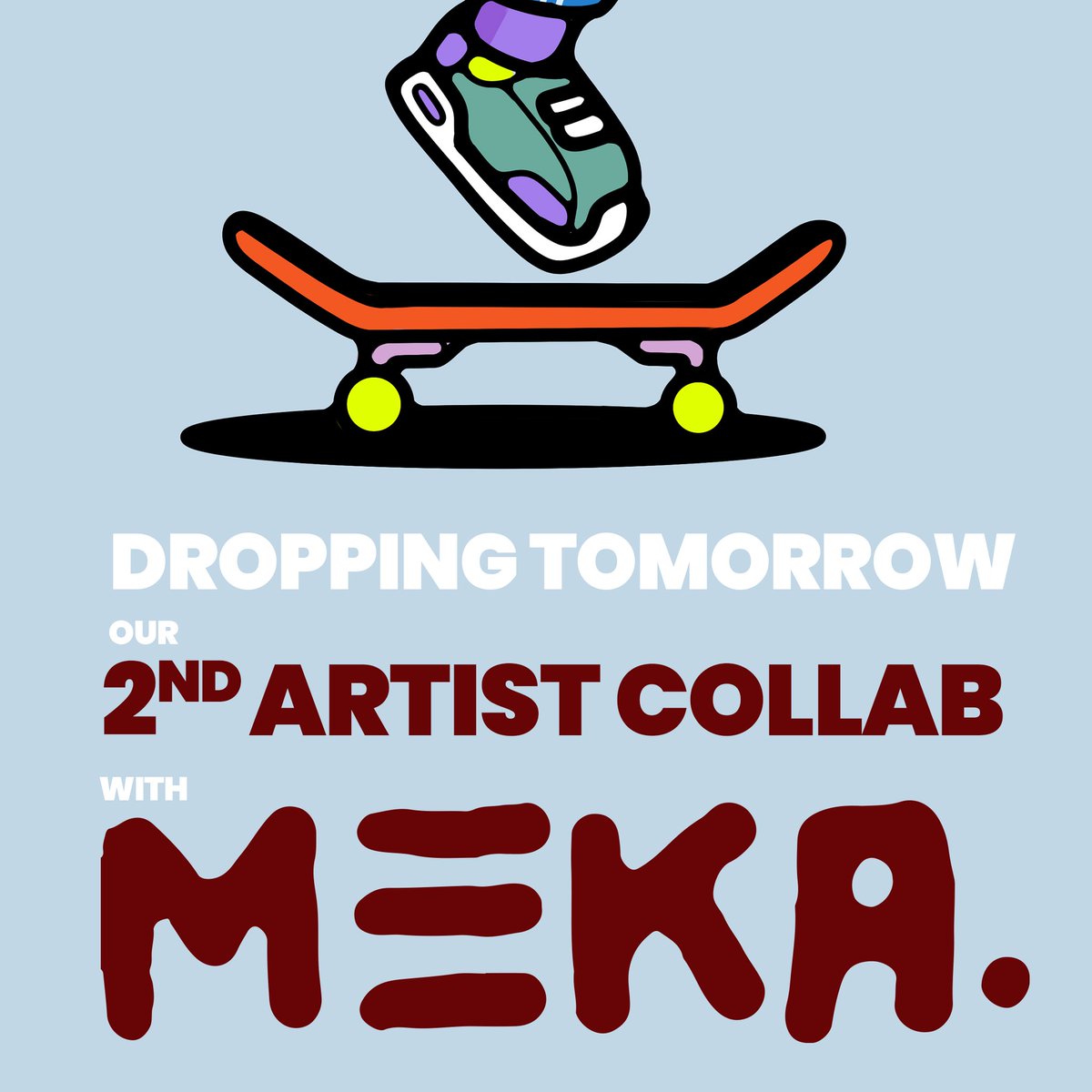 Finally some news to share… project is moving along nicely, working on a few customs right now but here's some exciting news… our second ARTIST COLLAB is dropping tomorrow with this amazing artist and good friend @chezmeka !!! More info to come #meka #art #artists #collab #nft