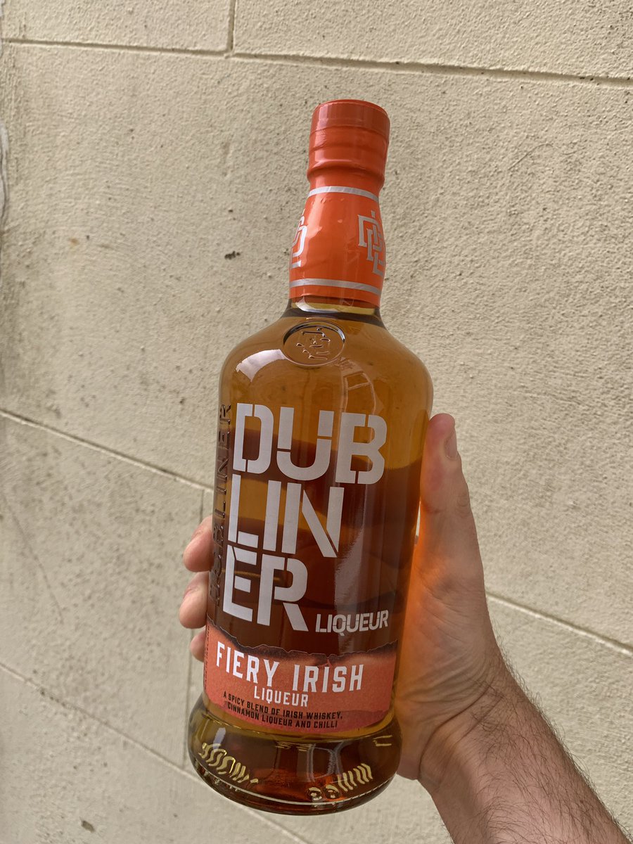 joewb69's tweet photo. A welcome sight for a Thursday afternoon: the new Dubliner Fiery Irish Liqueur, available in a GTR 1-lire version later this year. https://t.co/galxh2U2uZ