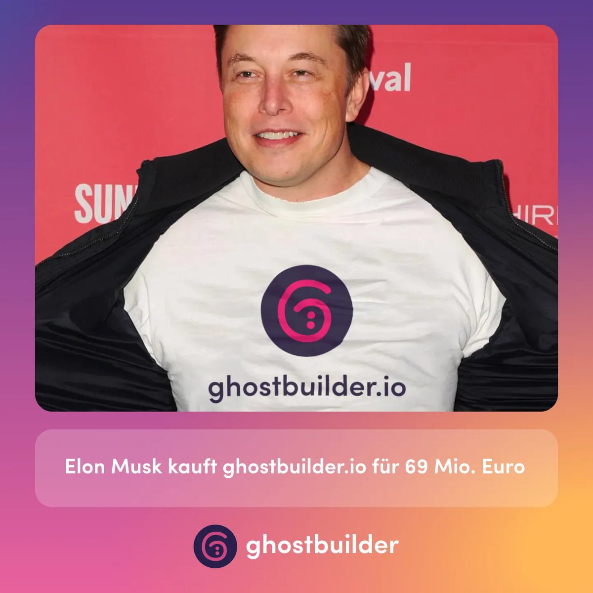 Ghostbuilderio's tweet image. Nach Twitter jetzt auch uns 🤷
#ElonMusk #ElonMuskBuyTwitter #ghostbuilder #pc #diy #meme