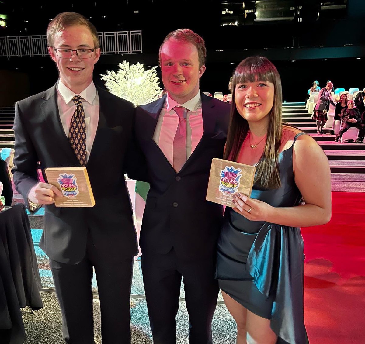 Haileeeey97's tweet photo. Young Scot Sports Award Winner 2022🤩 

Thank you @YoungScot for a great evening! Such an inspiration to hear the stories of young people across the country 🌟 

What an honour to win the sports category along side two other amazing athletes - Neil and Andrew Simpson⛷🥌 https://t.co/UNozfVTdmQ