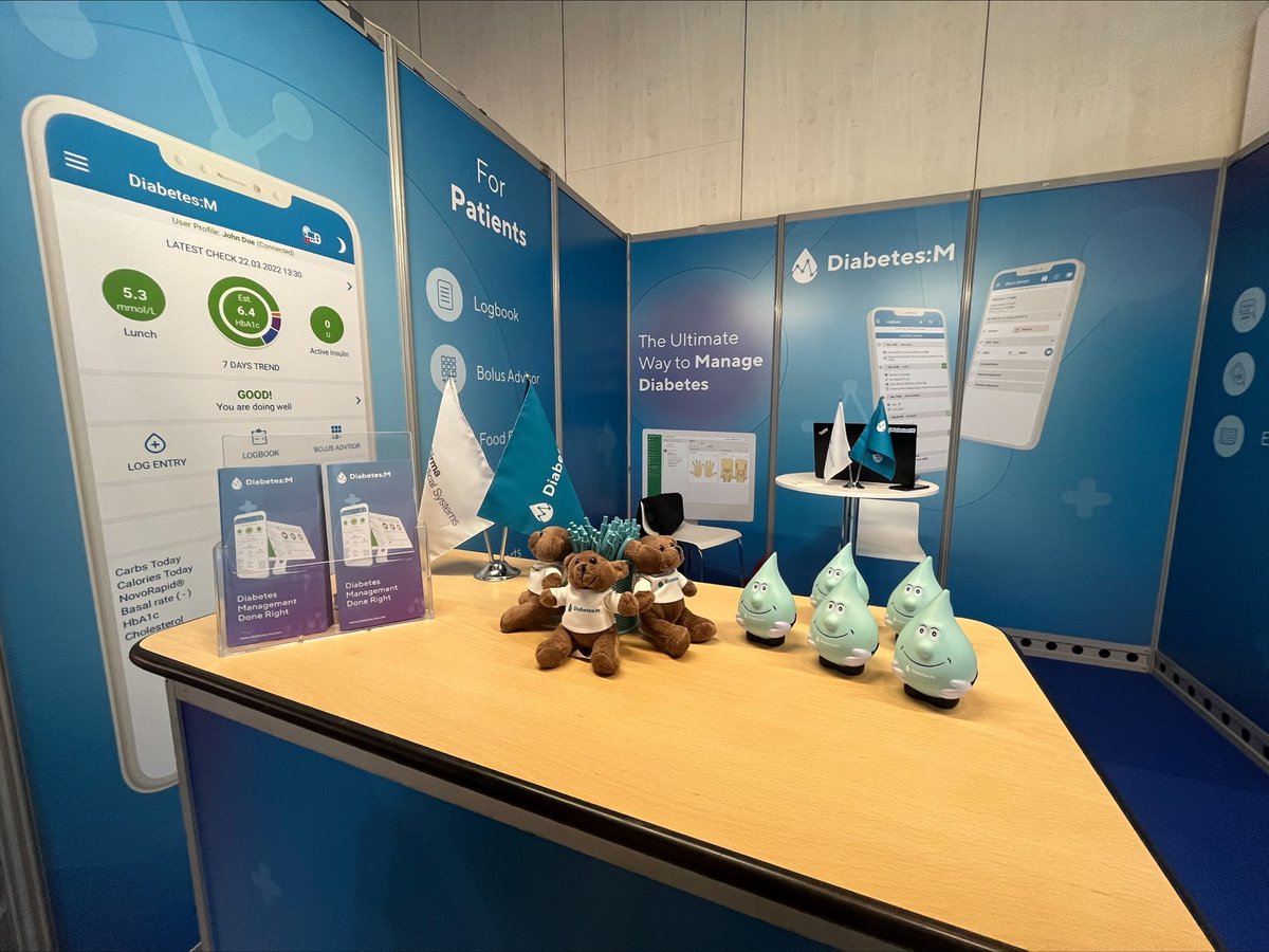 DiabetesM_App's tweet image. Our team at the 15th International Conference on Advanced Technologies &amp;amp; Treatments for Diabetes 😍 Meet them at booth 23A!

#ATTD2022 #MyATTD