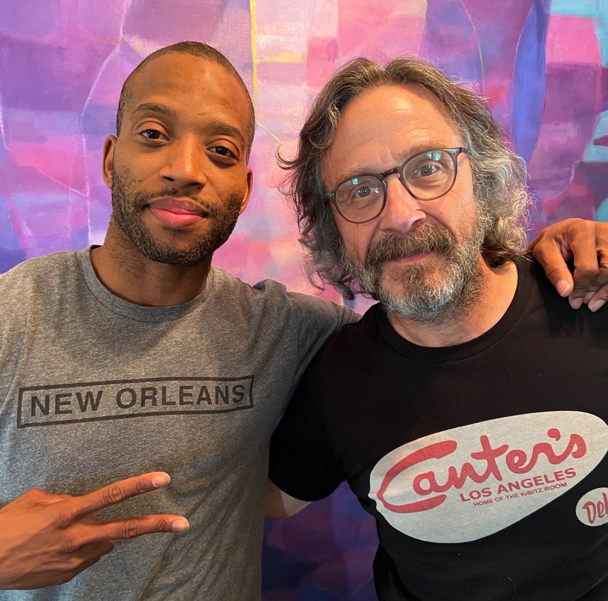 Tromboneshorty's tweet photo. Check out my episode of @WTFpod with @marcmaron it’s live today at https://t.co/QerrqOs8Po https://t.co/b27tN8sMJt