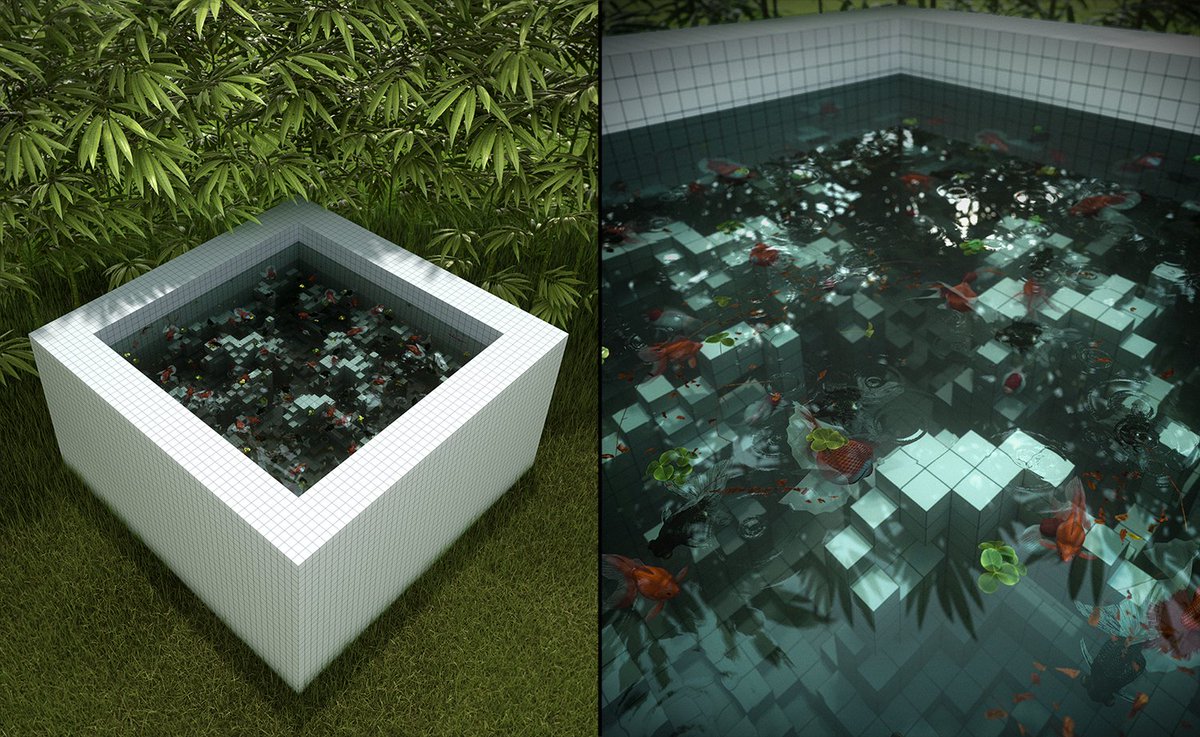 Goldfish Pong #1

Designed by <a href="/oderspace/">Oderspace</a> 
Inspired by Superstudio

#architecturaldesign #objectdesign #furnituredesign #digitalart #VisualArt