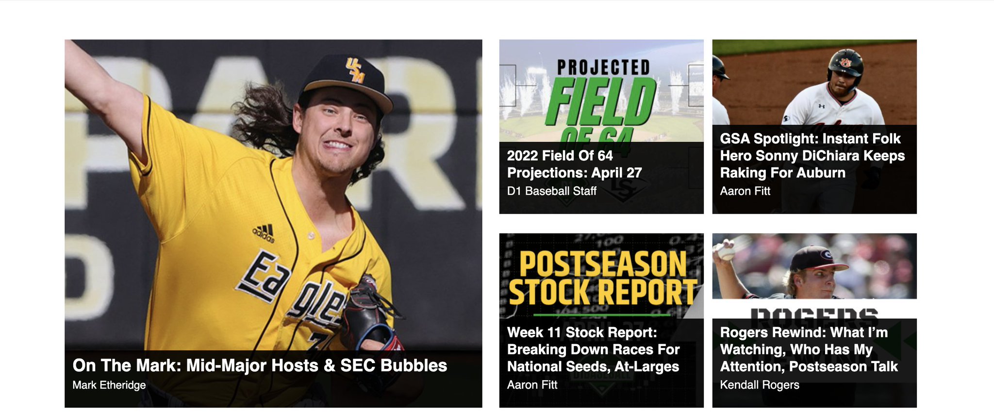 Kendall Rogers on Twitter: "ICYMI, LATEST FIELD OF 64: https://t.co