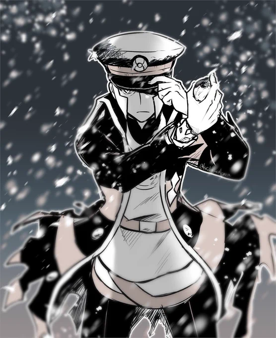 ノボリさんをカッコよく描けるようになりたい 