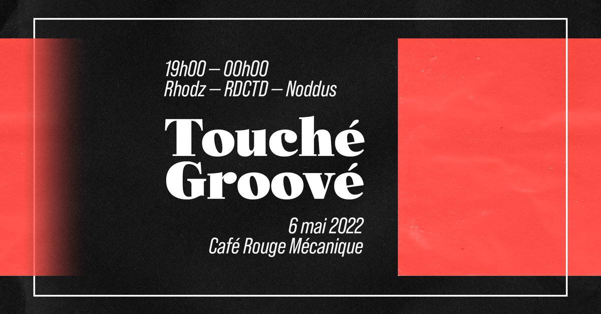 Pour celles et ceux qui sont sur Nantes (France) je vous ai préparé un set French-House pour le 6 mai avec <a href="/RDCTD_/">Gabriel</a> et <a href="/Noddus_/">Valentin Cebo</a> 🎉