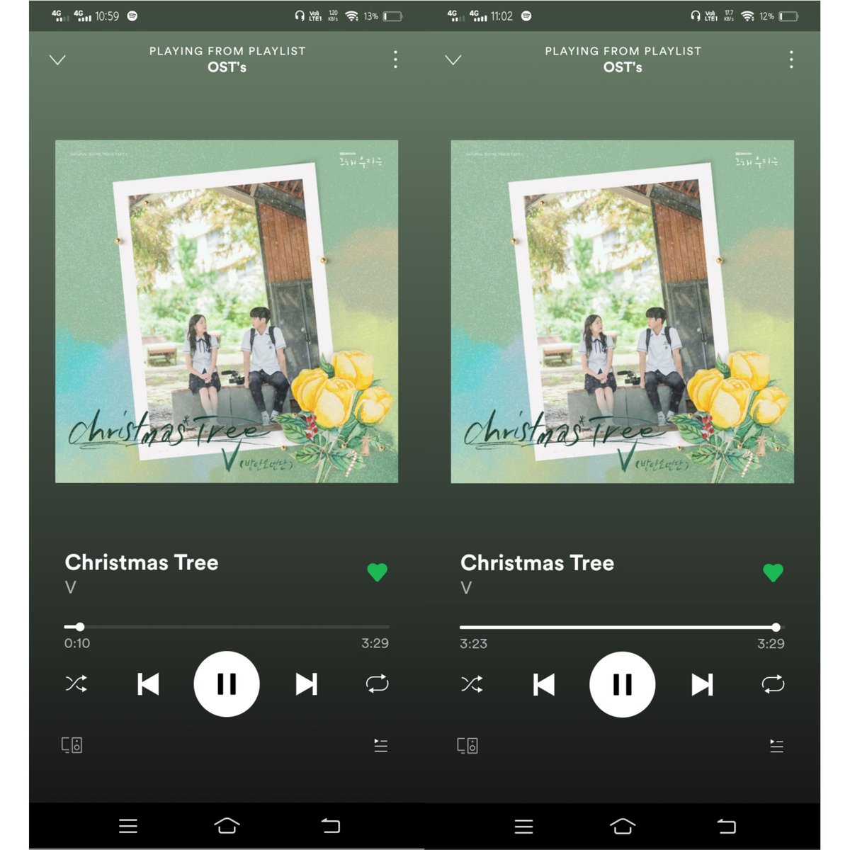 __TAEnery's tweet photo. @OliviaRSnipes Stream
#ChristmasTree 
#Yours
#WithYouJiminOST
#StayAlive https://t.co/EWrU4bHHd2