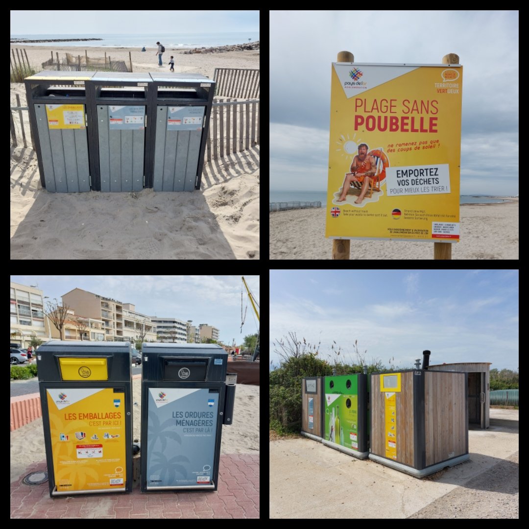 LPoddevin's tweet image. Un grand merci @paysdelor pour la visite des dispositifs de tri adaptés à chaque configuration de plage. Un beau projet soutenu par @citeofrance dans le cadre de l' #AMI hors foyer. Pour que le geste de tri devienne un réflexe pour tous en tout lieu 🏖♻️!